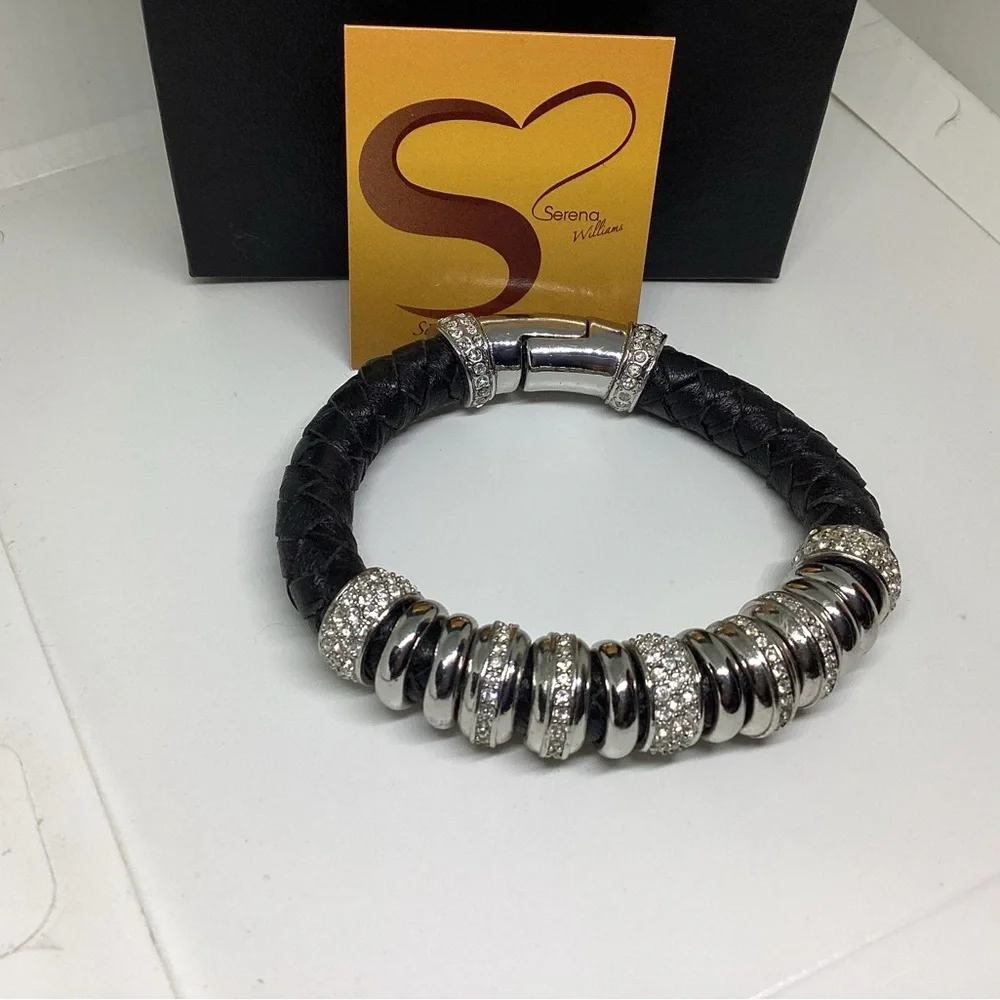 NIB! 2009 Serena Williams Leather Bracelet